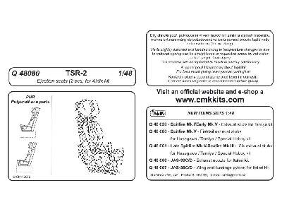 TSR-2 - Ejection seats for Airfix kit 1/48 - zdjęcie 2