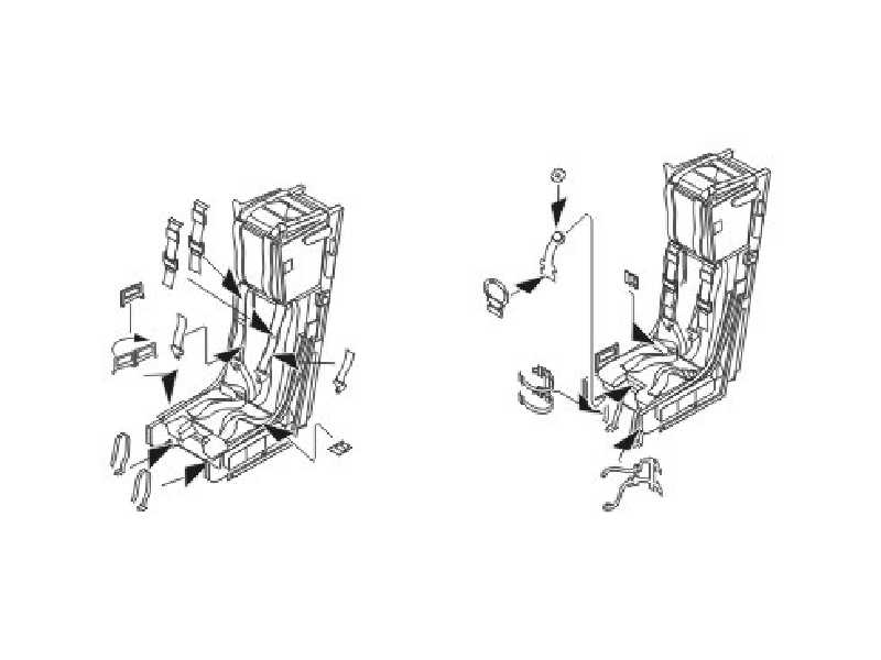 Hawk T.Mk.I - Ejection seats for Airfix / Italeri kit - zdjęcie 1 Hawk T.Mk.I - Ejection seats for Airfix / Italeri kit - zdjęcie 1