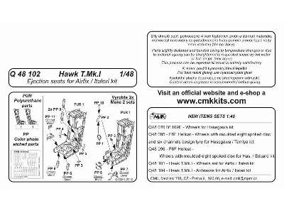 Hawk T.Mk.I - Ejection seats for Airfix / Italeri kit - zdjęcie 2