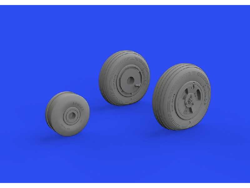 Vampire F.3 wheels 1/48 - zdjęcie 1 Vampire F.3 wheels 1/48 - zdjęcie 1