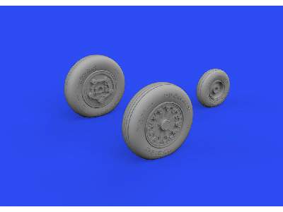 F-15A/ B wheels 1/48 - GREAT WALL HOBBY - zdjęcie 2