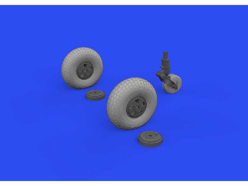 Mosquito wheels 1/48 - TAMIYA - zdjęcie 1 Mosquito wheels 1/48 - TAMIYA - zdjęcie 1