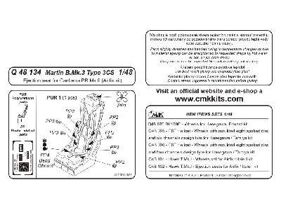 Martin Baker Mk.3 type 3CS ejection seat for Canberra PR Mk.9 1/ - zdjęcie 2