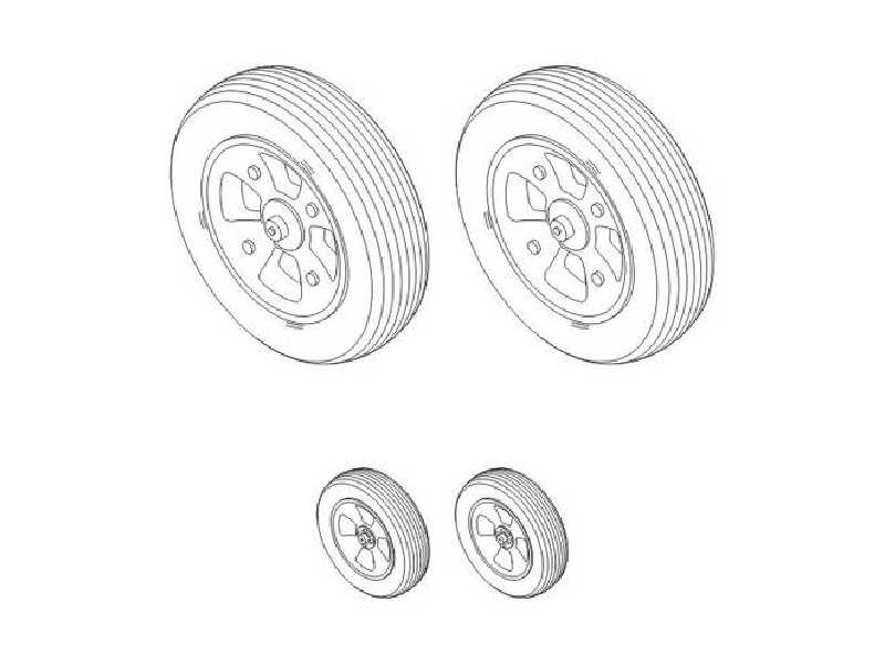 Canberra Bomber version Wheels 1/48 for Airfix / Cl. Airframes - zdjęcie 1 Canberra Bomber version Wheels 1/48 for Airfix / Cl. Airframes - zdjęcie 1