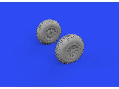 P-51B/ C wheels diamond tread 1/72 - ARMA HOBBY - zdjęcie 1