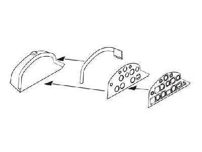 Canberra PR Mk.9  Instrument panel 1/48  for Airfix / Cl. Airfra - zdjęcie 1