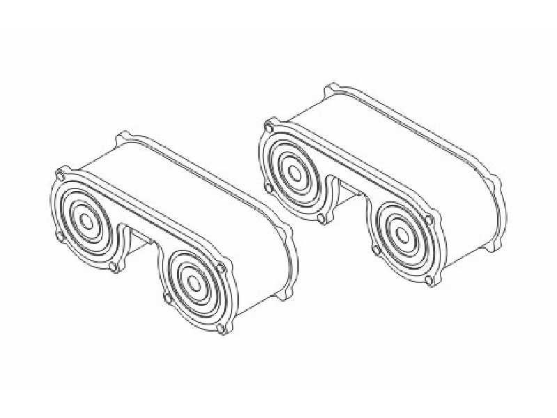Magazines for WW II German MG 15 machinegun (16 pcs) 1/48 - zdjęcie 1 Magazines for WW II German MG 15 machinegun (16 pcs) 1/48 - zdjęcie 1