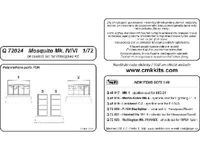 Mosquito Mk.IV/VI oil coolers for Has - zdjęcie 2