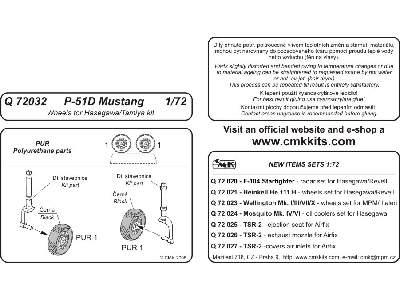 P-51D Mustang Wheels for Tam/Has - zdjęcie 2