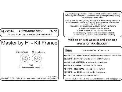 Mk.I Wheels for Hasegawa/Revell/Airfix/Heller (master by Hi-Kit) - zdjęcie 2