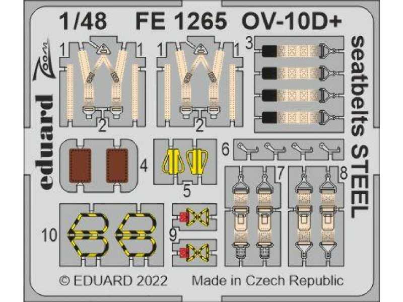 OV-10D+ seatbelts STEEL 1/48 - ICM - zdjęcie 1 OV-10D+ seatbelts STEEL 1/48 - ICM - zdjęcie 1