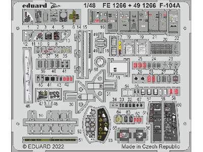 F-104A 1/48 - KINETIC MODEL - zdjęcie 1