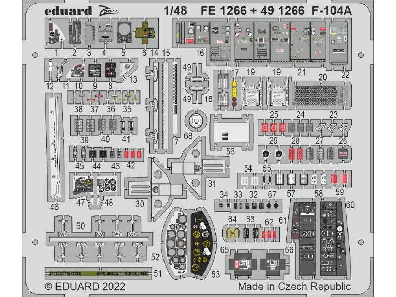 F-104A 1/48 - KINETIC MODEL - zdjęcie 1