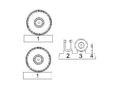 Lancaster Mk.I/III Wheels (Rev-Has) - zdjęcie 1