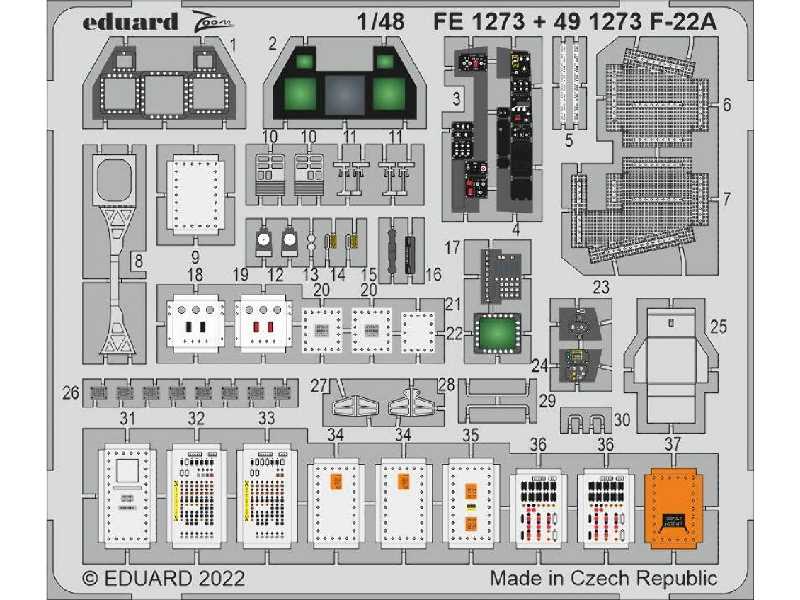 F-22A 1/48 - I LOVE KITS - zdjęcie 1 F-22A 1/48 - I LOVE KITS - zdjęcie 1