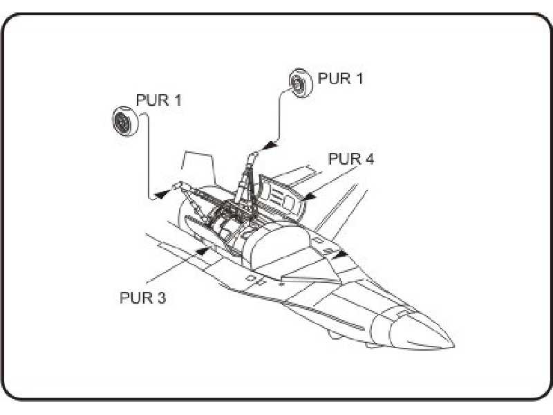 F-16 Lightweight undercarriage (Aca) - zdjęcie 1