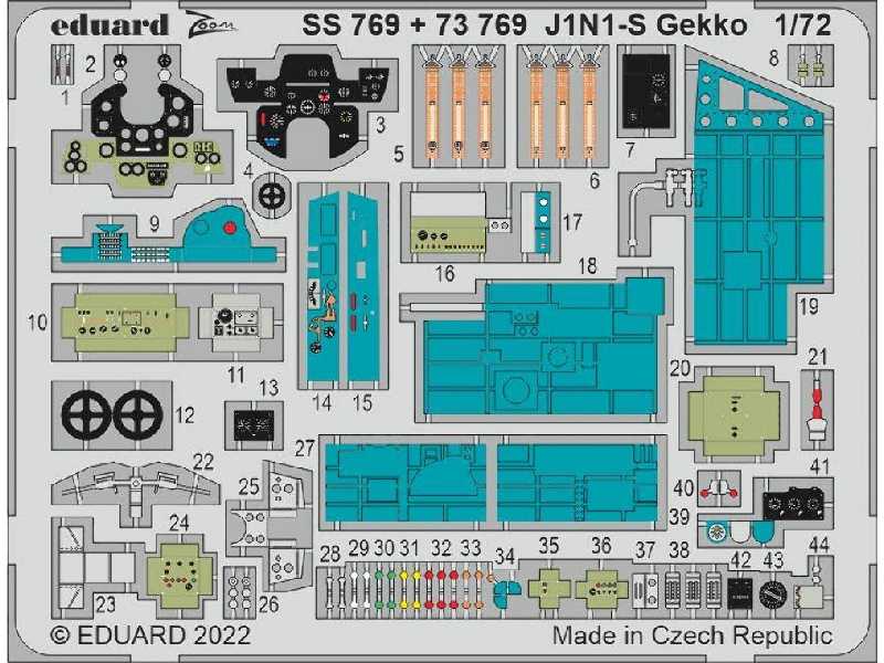 J1N1-S Gekko 1/72 - HOBBY 2000 - zdjęcie 1 J1N1-S Gekko 1/72 - HOBBY 2000 - zdjęcie 1