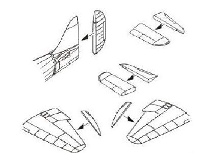 Tempest Mk.V Control Surfaces (Aca) - zdjęcie 1