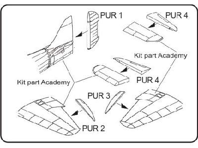 Tempest Mk.V Control Surfaces (Aca) - zdjęcie 4