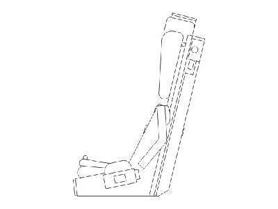 Canberra PR Mk.9  Ejection seat 1/ 72 for Airfix kit - zdjęcie 1