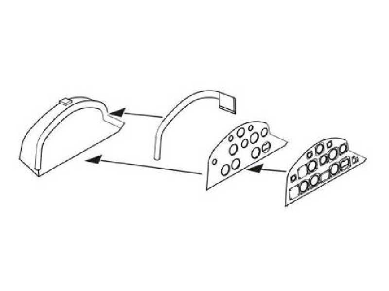 Canberra PR Mk.9 Instrument panel 1/72 for Airfix kit - zdjęcie 1 Canberra PR Mk.9 Instrument panel 1/72 for Airfix kit - zdjęcie 1