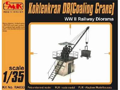 Kohlenkran DR(Coaling Crane) WW II Railway Diorama - zdjęcie 1