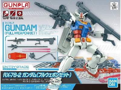 Rx-78-2 Gundam (Full Weapon Set) - zdjęcie 10