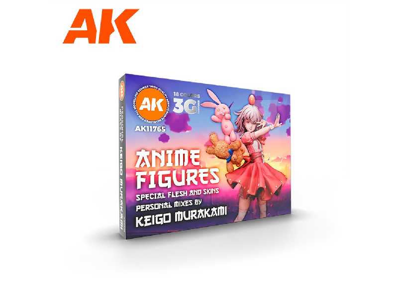 Ak 11765 Signature Set - Keigo Murakami Personal Mixes - Anime Figures Paint Set - zdjęcie 1 Ak 11765 Signature Set - Keigo Murakami Personal Mixes - Anime Figures Paint Set - zdjęcie 1
