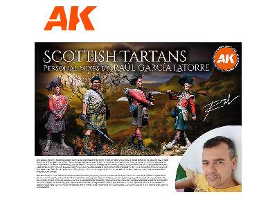 Ak 11766 Signature Set - Raúl García Latorre - Scottish Tartans Paint Set - zdjęcie 3