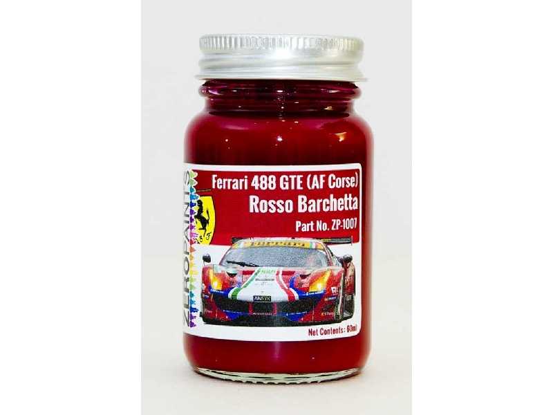 Ferrari 488 Gte (Af Corse) Rosso Barchetta Red Paint - zdjęcie 1 Ferrari 488 Gte (Af Corse) Rosso Barchetta Red Paint - zdjęcie 1
