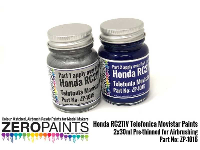 1015 - Honda Rc211v Telefonica Movistar Paints - zdjęcie 1 1015 - Honda Rc211v Telefonica Movistar Paints - zdjęcie 1