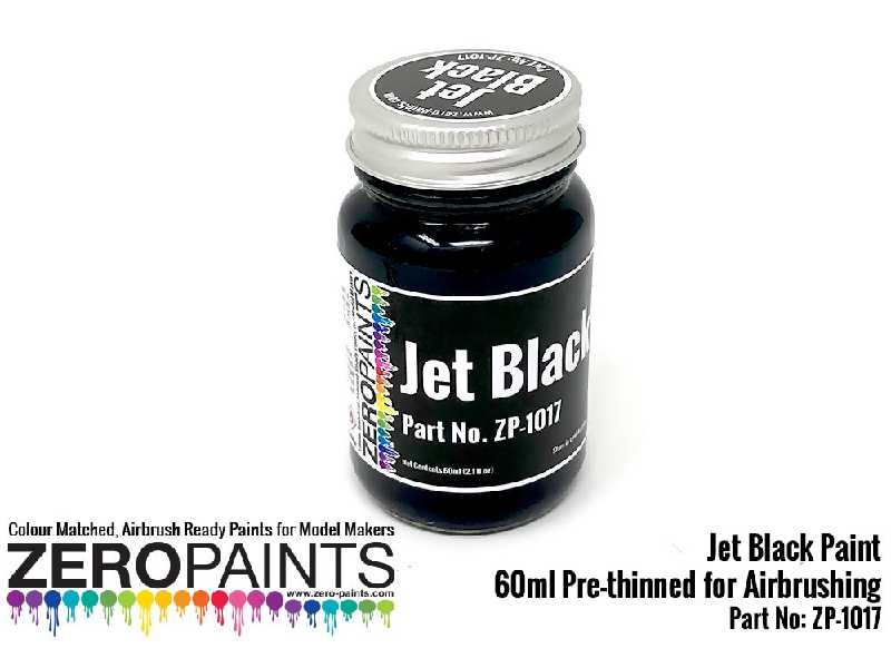 1017 Jet Black (Solid) Paint - zdjęcie 1