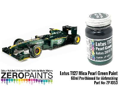 1053 - Lotus T127 Mica Pearl Green Paint - zdjęcie 2
