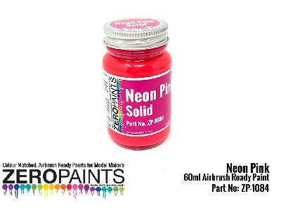 1084 Neon Pink Paint - Solid - zdjęcie 1