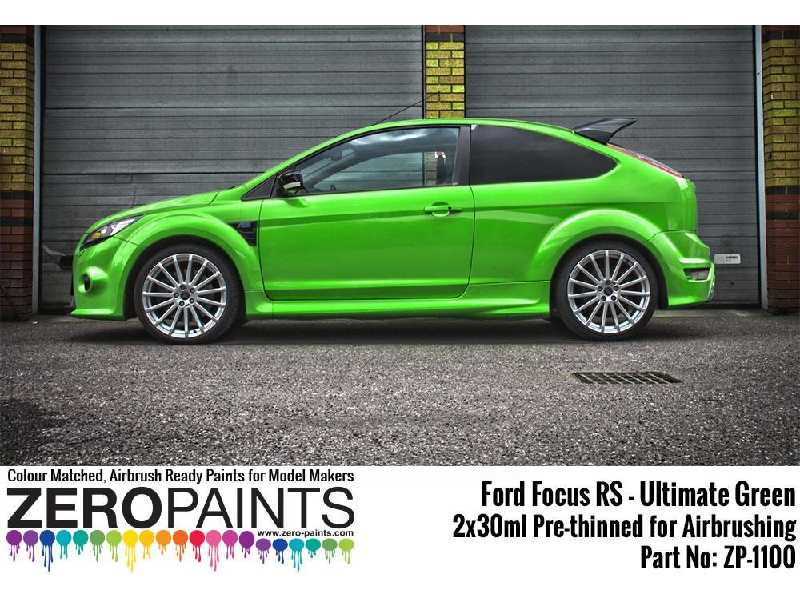 1100 - Ford Focus Rs Ultimate Green Paint - zdjęcie 1 1100 - Ford Focus Rs Ultimate Green Paint - zdjęcie 1