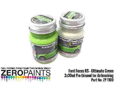 1100 - Ford Focus Rs Ultimate Green Paint - zdjęcie 3