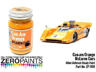 1109 - Can-am Mclaren Orange Paint - zdjęcie 1