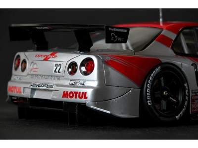 1111 - Xanavi/Motul Nismo (R34 & 350z) Red/Silver Paint Set - zdjęcie 4