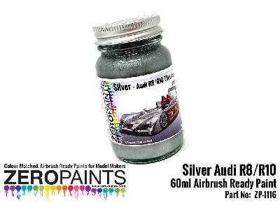 1116 - Audi R8-r10 Tdi Silver Le Mans Paint - zdjęcie 2