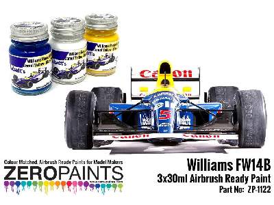 1122 - Williams Fw14b Paint Set - zdjęcie 2