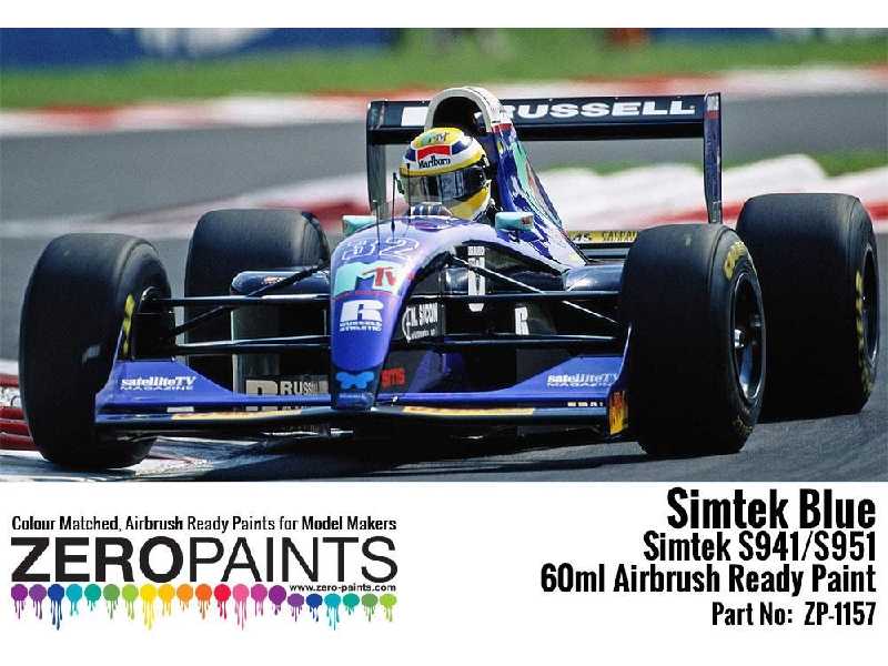 1157 - Simtek F1 Blue Paint - zdjęcie 1