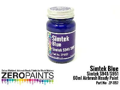 1157 - Simtek F1 Blue Paint - zdjęcie 3