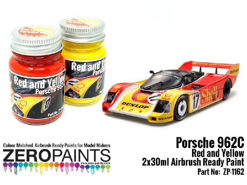 1162 - Porsche 962c Shell Paint Set - zdjęcie 1 1162 - Porsche 962c Shell Paint Set - zdjęcie 1