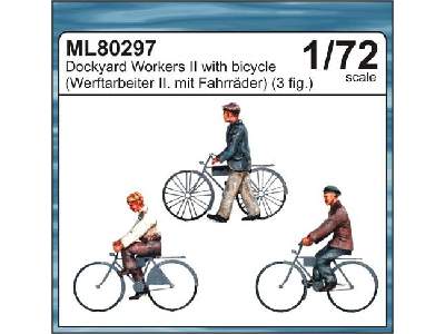 Dockyard Workers II w/bicycle 3 fig. - zdjęcie 1