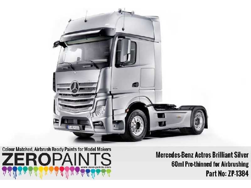 1384 Mercedes-benz Actros Brilliant Silver - zdjęcie 1