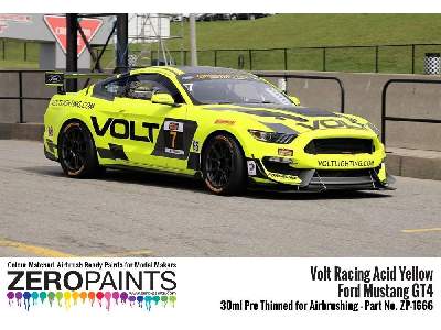 1666 Volt Racing Acid Yellow For Ford Mustang Gt4 - zdjęcie 2