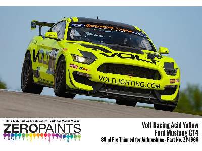 1666 Volt Racing Acid Yellow For Ford Mustang Gt4 - zdjęcie 3