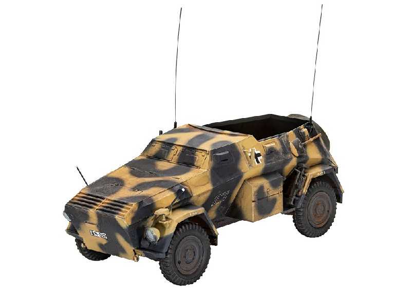 Sd.Kfz.247 Ausf.B – niemiecki opancerzony wóz dowodzenia - zdjęcie 1 Sd.Kfz.247 Ausf.B – niemiecki opancerzony wóz dowodzenia - zdjęcie 1