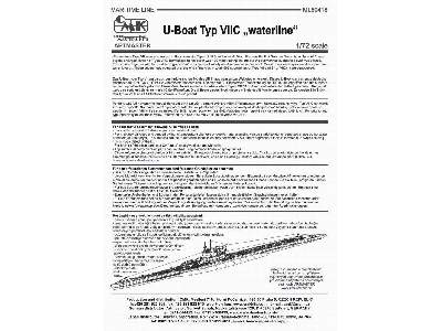 U-boot Typ VII C waterline - zdjęcie 2