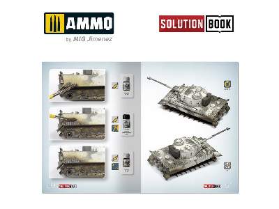 A.Mig 7901 Solution Box Mini - How To Paint Wwii German Winter Vehicles - zdjęcie 2